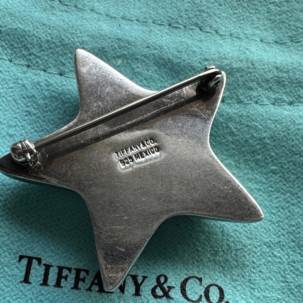 Tiffany & Co. Silver Star Brooch/Pin - Picture 2 of 3